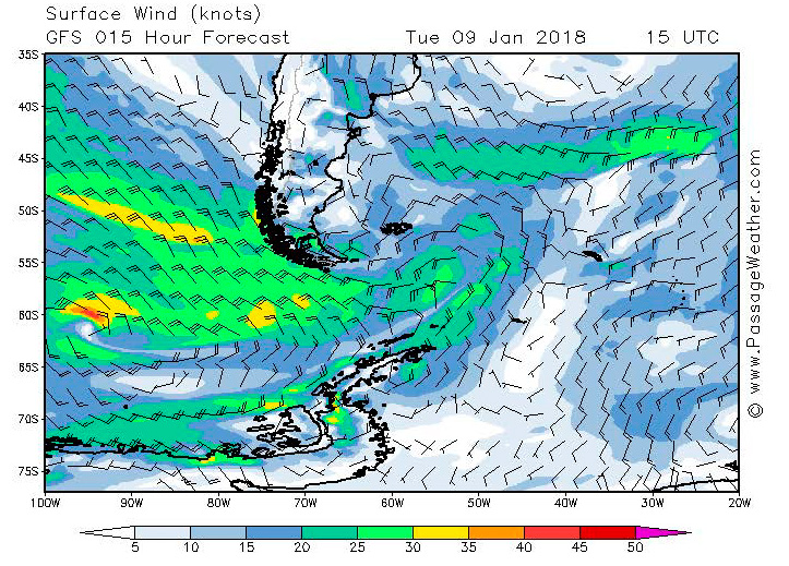 2018-01-09 weather - surface wind
