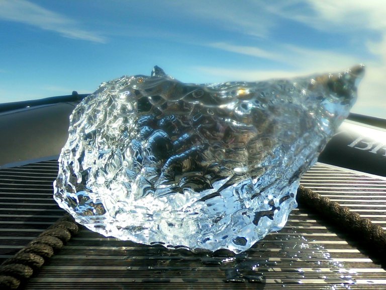 1000 year old antarctic sweet water ice